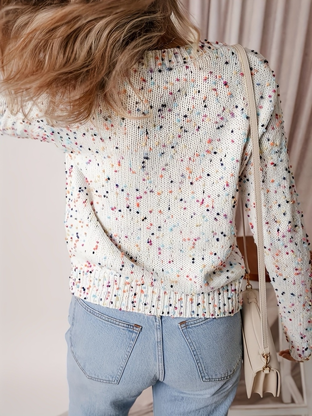 Textured Knit Button-Up Cardigan - Picture 8 of 9